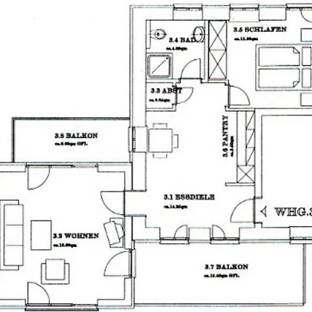 Ferienwohnung Seeadler Nr. 3 - Am Lindenpark *